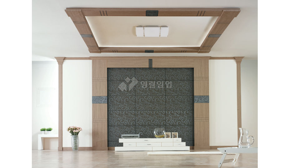 BST thiết kế phào chỉ trang trí quầy lễ tân khách sạn